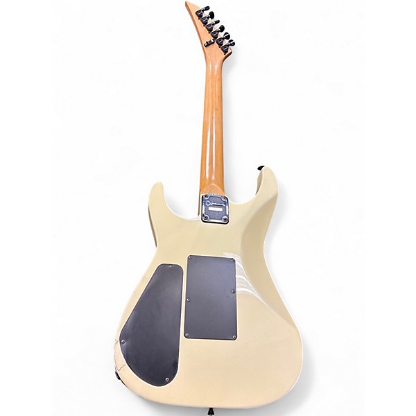 Used 1980s Charvel Fusion Special Cream Solid Body Electric Guitar