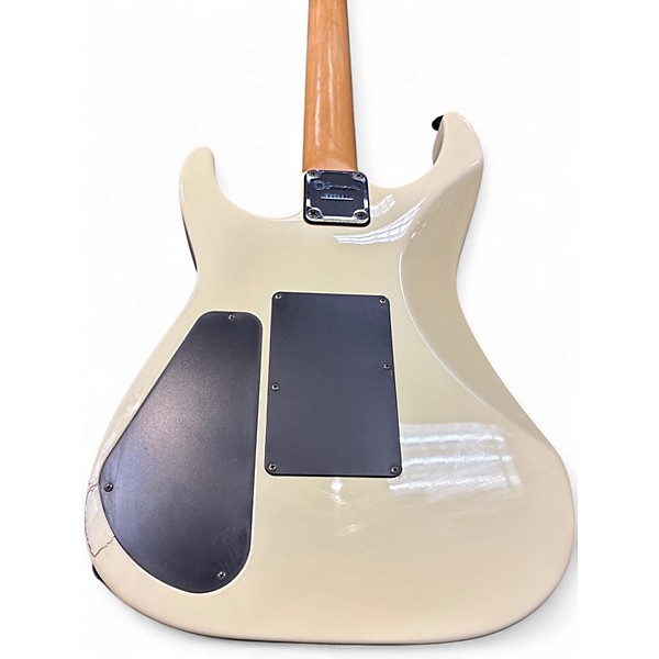 Used 1980s Charvel Fusion Special Cream Solid Body Electric Guitar