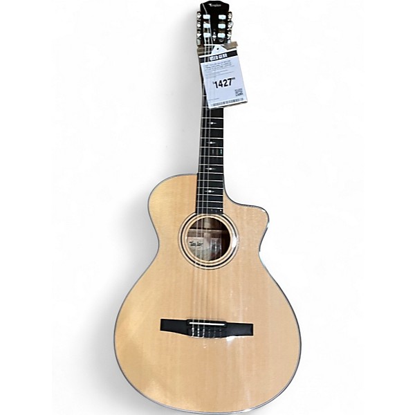 Used Taylor 312-CE NYLON STRING Natural Classical Acoustic Electric Guitar