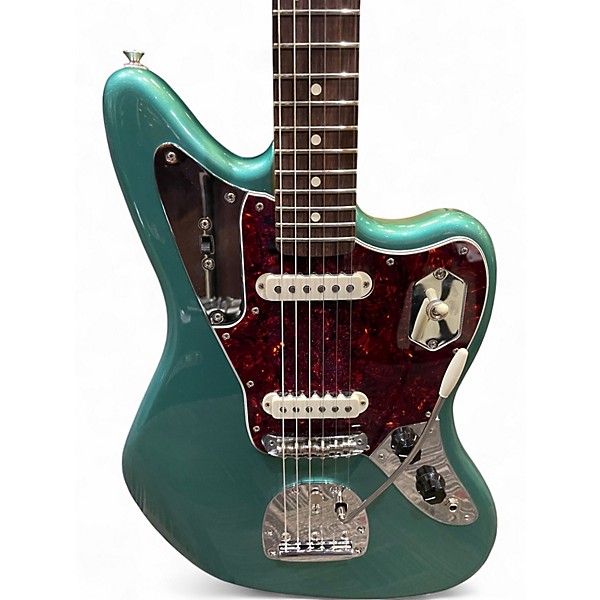 Used 2025 Fender American Pro Classic Jaguar Sherwood Green Solid Body Electric Guitar