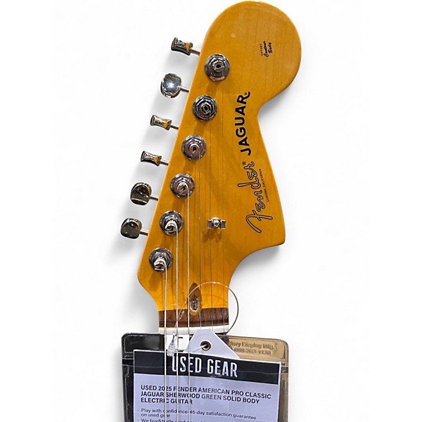 Used 2025 Fender American Pro Classic Jaguar Sherwood Green Solid Body Electric Guitar