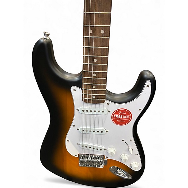 Used Squier Affinity Stratocaster 2 Color Sunburst Solid Body Electric Guitar
