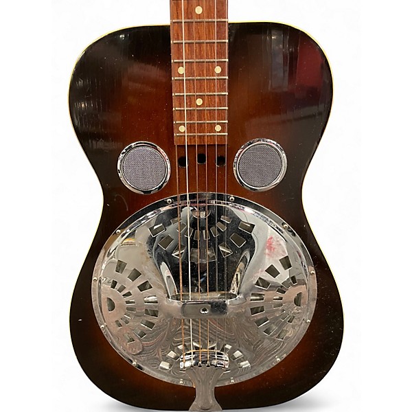 Vintage 1975 Dobro 60-D SQUARE NECK Sunburst Resonator Guitar