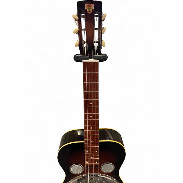 Vintage 1975 Dobro 60-D SQUARE NECK Sunburst Resonator Guitar