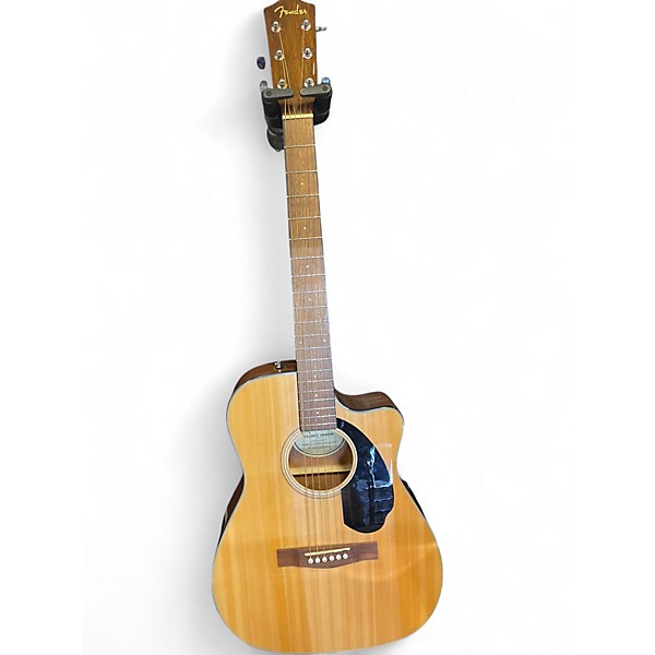Used Fender CC60SCE Natural Acoustic Electric Guitar
