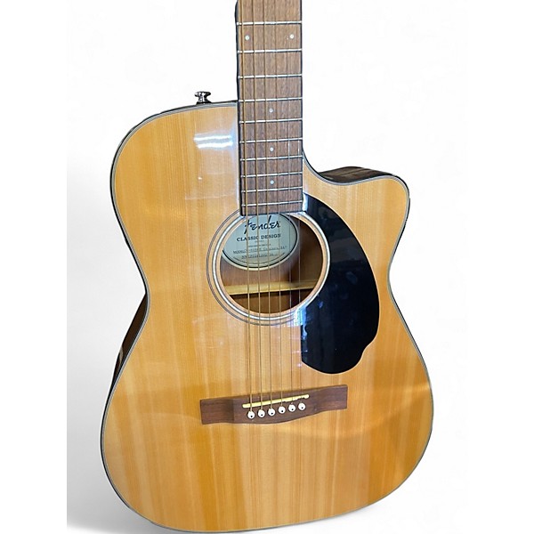 Used Fender CC60SCE Natural Acoustic Electric Guitar