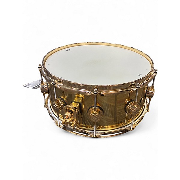 Used DW 14in Collector's Series Polished Brass Snare BRASS Drum