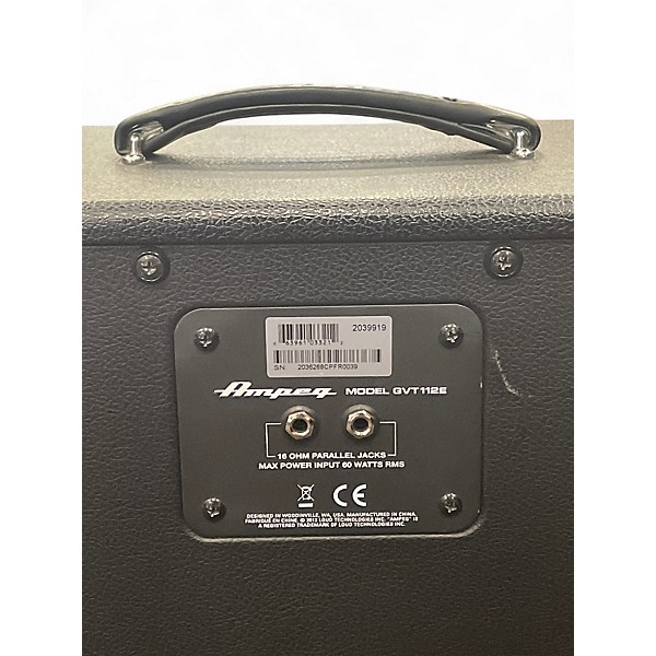 Used Ampeg GVT112E 1x12 Guitar Cabinet