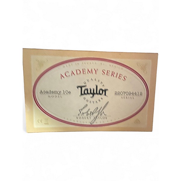 Used Taylor Academy 10E Natural Acoustic Electric Guitar