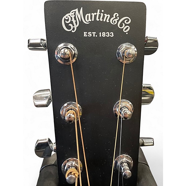 Used Martin DX JOHNNY CASH Black Acoustic Electric Guitar