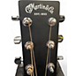 Used Martin DX JOHNNY CASH Black Acoustic Electric Guitar