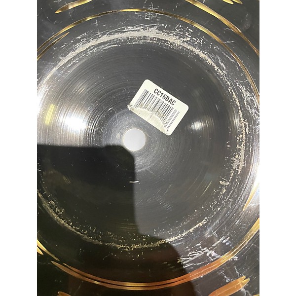 Used MEINL 16in custom dark crash Cymbal