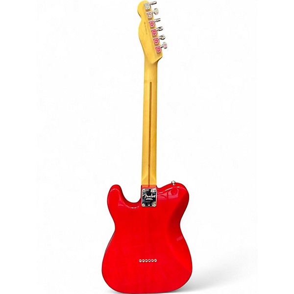 Used Fender American Standard Telecaster HH Red Solid Body Electric Guitar
