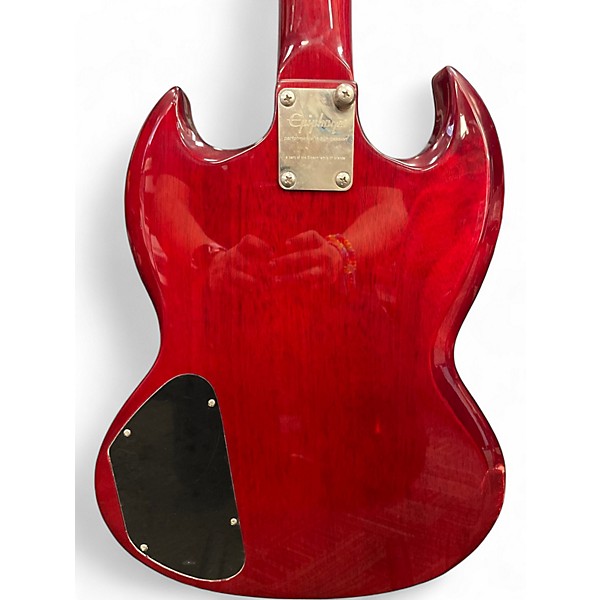 Used Epiphone EB0 Cherry Electric Bass Guitar