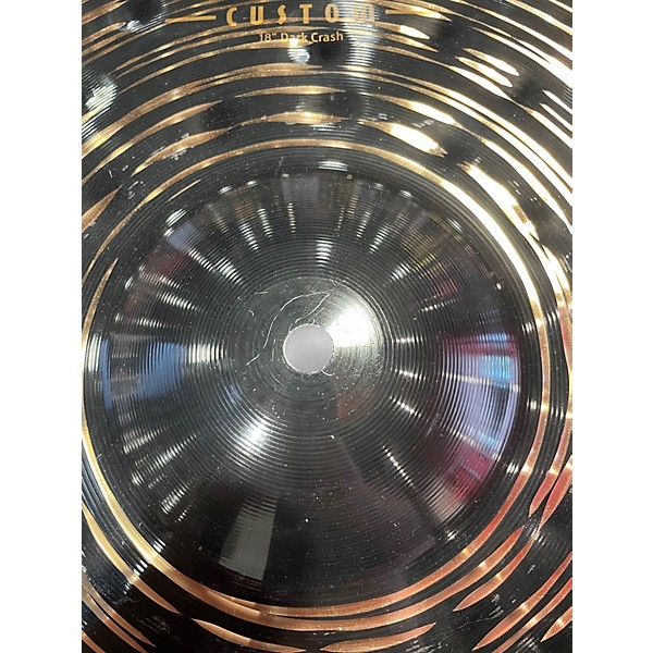 Used MEINL 18in Classic Custom Dark Crash Cymbal