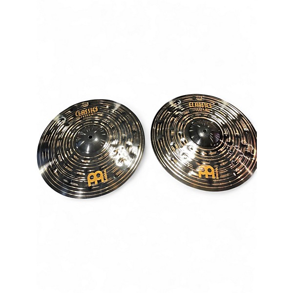 Used MEINL 14in Classic Custom Dark Hihats Cymbal