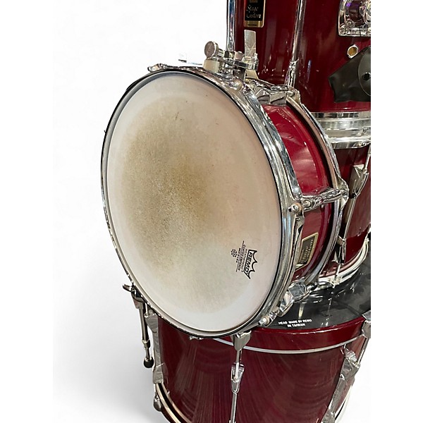 Used Yamaha 5 Piece Stage Custom Red Drum Kit