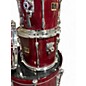 Used Yamaha 5 Piece Stage Custom Red Drum Kit