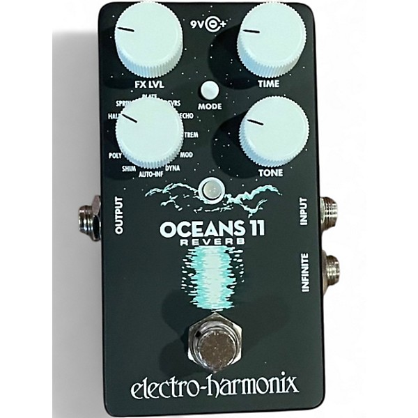 Used Electro-Harmonix Oceans 11 Reverb Effect Pedal