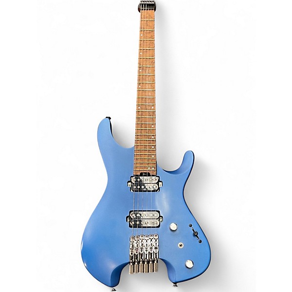 Used Ibanez Q52 Lazer Blue Electric Bass Guitar