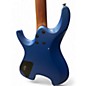 Used Ibanez Q52 Lazer Blue Electric Bass Guitar