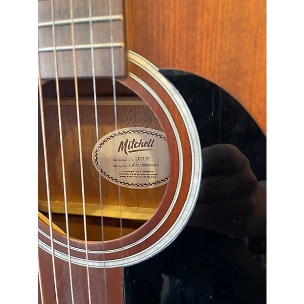 Used Mitchell T233E Mahogany Acoustic Electric Guitar