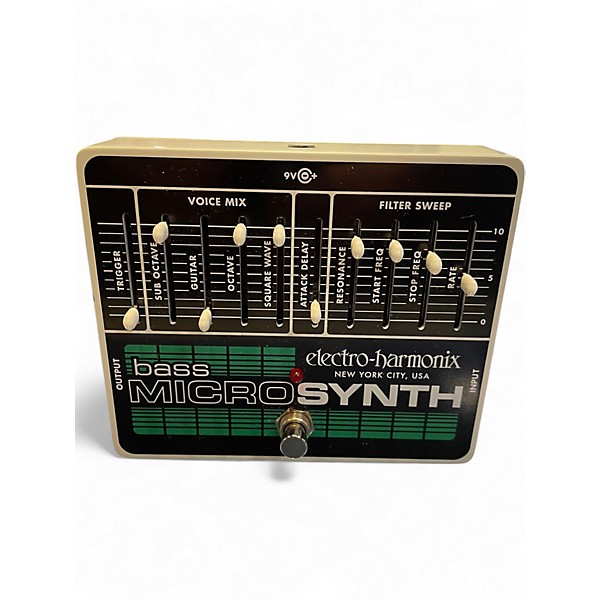 Used Electro-Harmonix Bass Micro Synth Bass Effect Pedal
