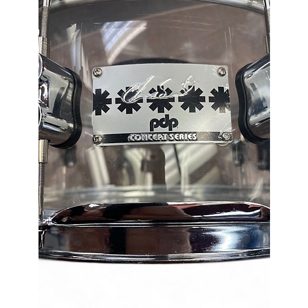 Used PDP by DW 14in Concept Series Snare Clear Drum