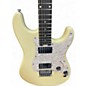 Used Schecter Guitar Research Diamond Series DOUBLE CUT White Solid Body Electric Guitar