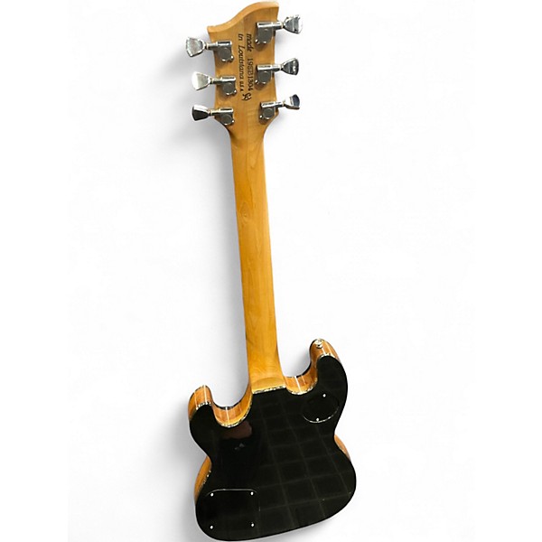 Used Idell Custom Burl Natural Solid Body Electric Guitar