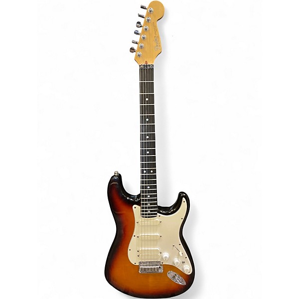 Vintage 1991 Fender American Ultra Stratocaster 3 Color Sunburst Solid Body Electric Guitar