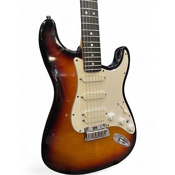 Vintage 1991 Fender American Ultra Stratocaster 3 Color Sunburst Solid Body Electric Guitar