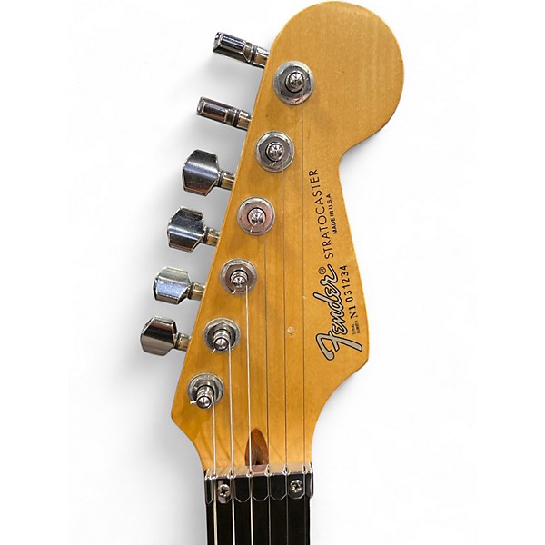 Vintage 1991 Fender American Ultra Stratocaster 3 Color Sunburst Solid Body Electric Guitar