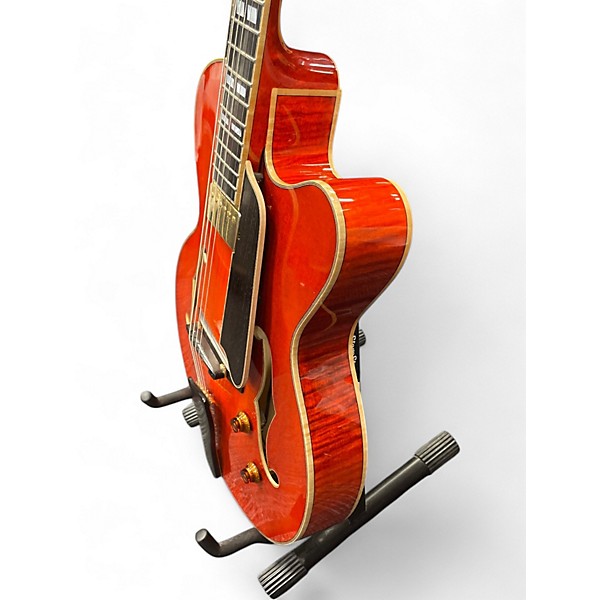 Used Eastman AR580CE Orange Hollow Body Electric Guitar