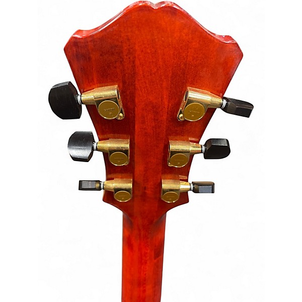Used Eastman AR580CE Orange Hollow Body Electric Guitar