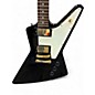Used Epiphone Explorer Black and White Solid Body Electric Guitar