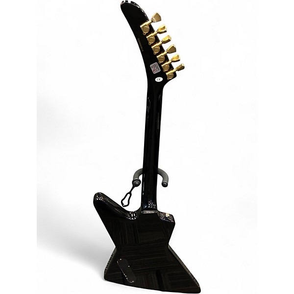 Used Epiphone Explorer Black and White Solid Body Electric Guitar