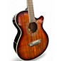Used Washburn ES55G-A-U Brown Sunburst Acoustic Electric Guitar