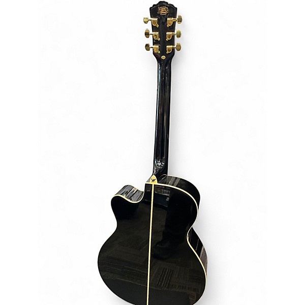 Used Washburn ES55G-A-U Brown Sunburst Acoustic Electric Guitar
