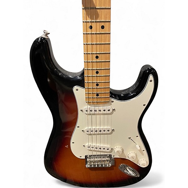 Used Fender Player Stratocaster 3 Color Sunburst Solid Body Electric Guitar