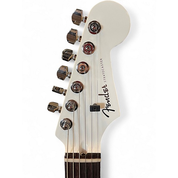 Used Fender Aerodyne stratocaster Arctic White Solid Body Electric Guitar