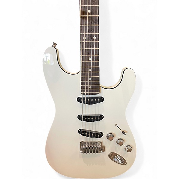 Used Fender Aerodyne stratocaster Arctic White Solid Body Electric Guitar