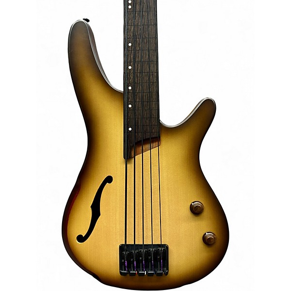 Used Ibanez SRH505F 2 Tone Sunburst Electric Bass Guitar