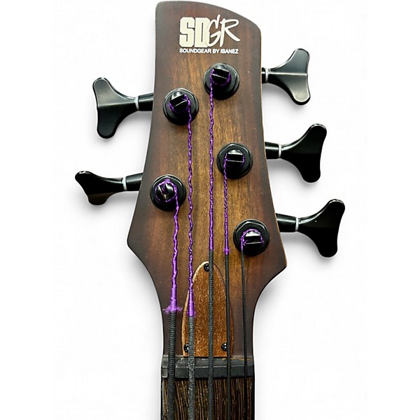 Used Ibanez SRH505F 2 Tone Sunburst Electric Bass Guitar