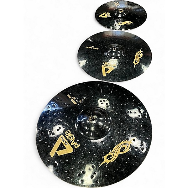 Used Paiste 20in Alpha 3 Piece Joey Jordison signature set Cymbal