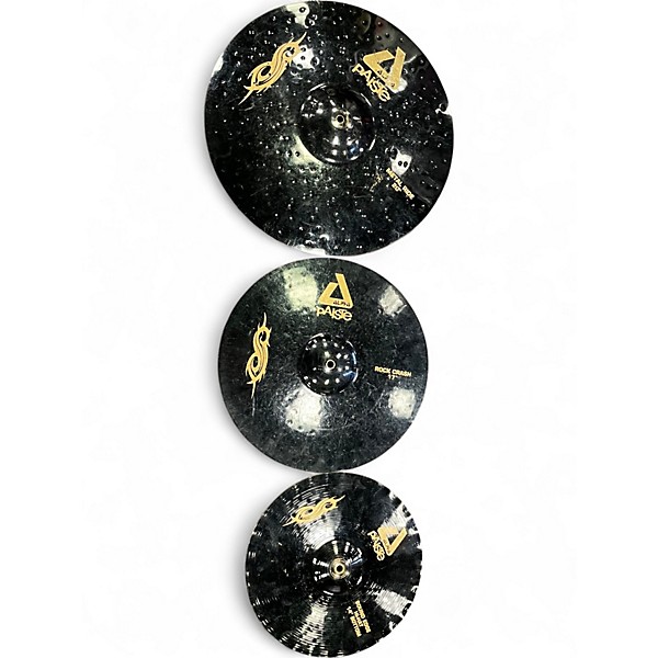 Used Paiste 20in Alpha 3 Piece Joey Jordison signature set Cymbal