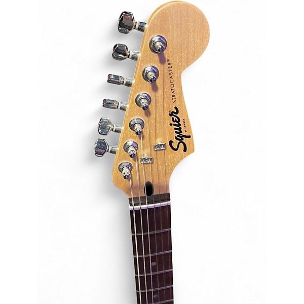 Used Squier Bullet Stratocaster White Solid Body Electric Guitar