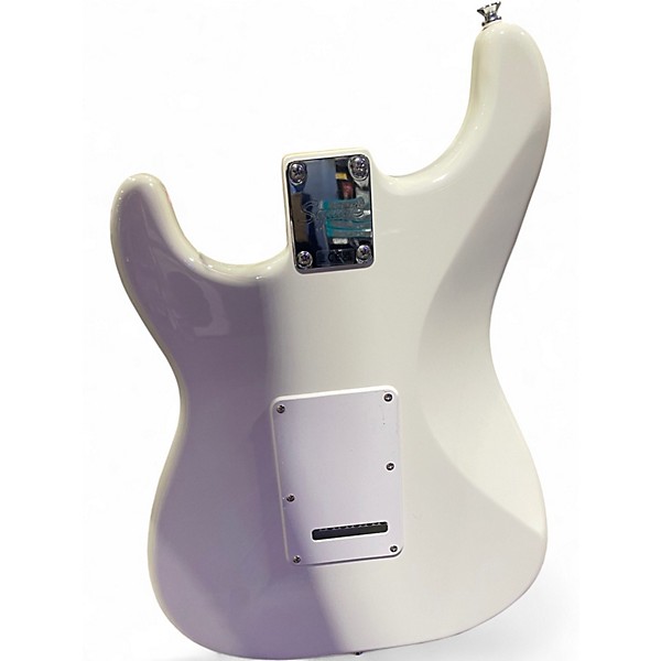 Used Squier Bullet Stratocaster White Solid Body Electric Guitar