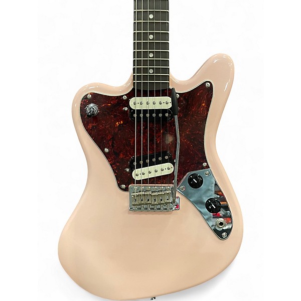 Used Squier PARANORMAL SUPER-SONIC Shell Pink Solid Body Electric Guitar