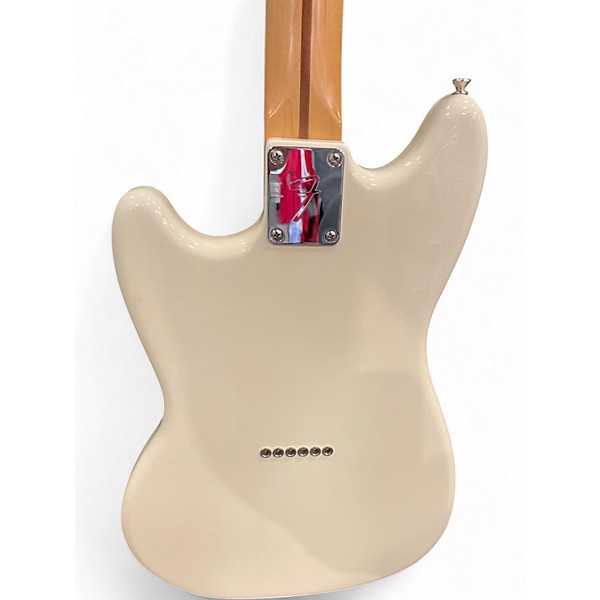 Used Fender PLAYER MUSTANG 90 White Solid Body Electric Guitar